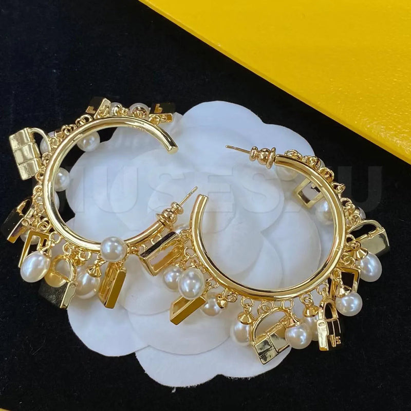 Multi-Element Pendants Earrings for Women's Party Gift