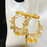 Multi-Element Pendants Earrings for Women's Party Gift