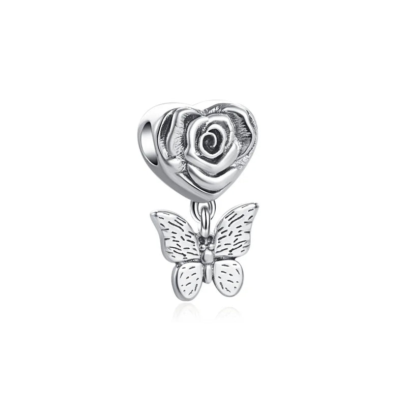 Love Letter Rose Bead Fit Charms DIY Jewelry Making Kit