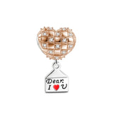 Love Letter Rose Bead Fit Charms DIY Jewelry Making Kit