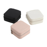 Portable Jewelry Box Travel Case Organizer Display Leather Storage