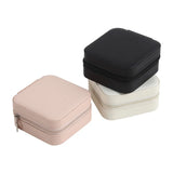 Portable Jewelry Box Travel Case Organizer Display Leather Storage