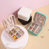 Travel Jewelry Case PU Leather Storage Box