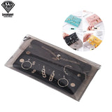 Portable Travel Jewelry Case Leather Earring Holder