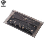 Portable Travel Jewelry Case Leather Earring Holder