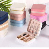 Portable Jewelry Case Travel Organizer Earring Holder Gift
