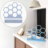 Hexagonal Shaped Earrings Display Stand Silicone Mold DIY Crafts