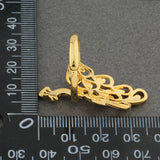 Peacock Shape Wedding Open Ring Statement Jewelry