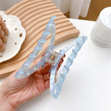 Korea Big 10.2CM Hairpins Acetate Colourful Hair Claw Clips