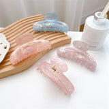 Korea Big 10.2CM Hairpins Acetate Colourful Hair Claw Clips