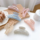 Korea Big 10.2CM Hairpins Acetate Colourful Hair Claw Clips