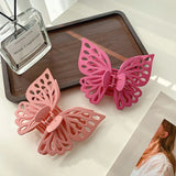 Korea Big 13.7cm Butterfly Resin Hair Clip for Women Girls