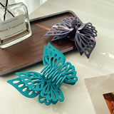 Korea Big 13.7cm Butterfly Resin Hair Clip for Women Girls