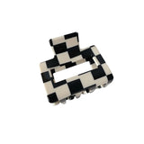 Korea Geometric Hairpin Acrylic Square Updo Claw Clip