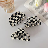 Korea Geometric Hairpin Acrylic Square Updo Claw Clip