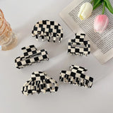 Korea Geometric Hairpin Acrylic Square Updo Claw Clip