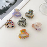 Korean Girls Hair Clip Acetate Sheet Headwear Hollow Out Women Hairpins