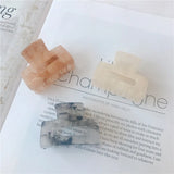 Small Square Clip Acetate Hairpin Hair Clip Princess For Women