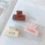 Small Square Clip Acetate Hairpin Hair Clip Princess For Women