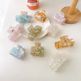 Acrylic Hairpin Geometric Grip Clip Headdress