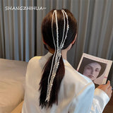 Korea High Pearl Hair Chain Hair Accessories For Women's Temperament Jewelry