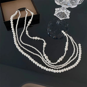 Korea High Pearl Hair Chain Hair Accessories For Women's Temperament Jewelry