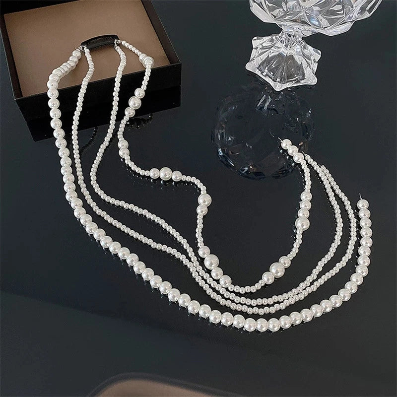 Korea High Pearl Hair Chain Hair Accessories For Women's Temperament Jewelry