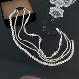 Korea High Pearl Hair Chain Hair Accessories For Women's Temperament Jewelry