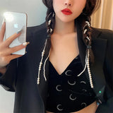 Korea High Pearl Hair Chain Hair Accessories For Women's Temperament Jewelry