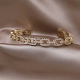 Letter Buckle Bracelet Geometric Female Jewelry