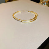 Geometric Open Bracelet Fashionable Temperament Versatile Jewelry