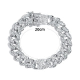 Adjustable Key And Lock CZ Bracelet for Women