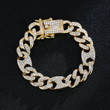 Adjustable Key And Lock CZ Bracelet for Women