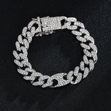 Adjustable Key And Lock CZ Bracelet for Women