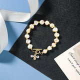 Pearl Little Bee Bracelet Elegant Versatile Women's Jewelry