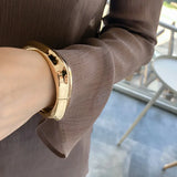 Geometric Bangle Wristband for Women Girls
