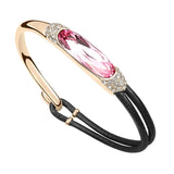 Austrian Crystal Bracelet Women's Hand Bracelets Bangle for Wedding