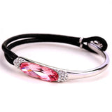 Austrian Crystal Bracelet Women's Hand Bracelets Bangle for Wedding