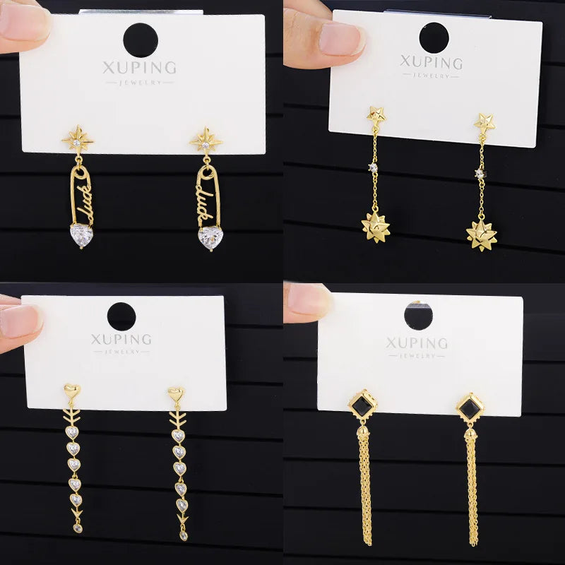 Tassel Star Earrings Long Style Women's Earrings