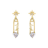 Tassel Star Earrings Long Style Women's Earrings