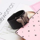Leather Bracelet Men's Gothic Style Charm Ladies Bracelet