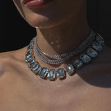 Crystal Pendant Necklace Casual Women Choker Jewelry