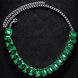 Crystal Pendant Necklace Casual Women Choker Jewelry