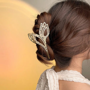 Metal Hollow Out Geometric Hair Claw Hairpins Hair Accessories