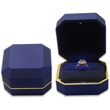 LED Wedding Ring Box Jewelry Display Organizer