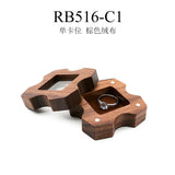 Wood Ring Necklace Jewelry Storage Box for Proposal