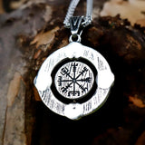 Men's Stainless-Steel Viking Celtic Knot Cross Necklace