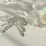 Metal Butterfly Tide Earrings Ins Girl Hip-hop Exaggerated Ear Jewelry