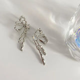 Metal Butterfly Tide Earrings Ins Girl Hip-hop Exaggerated Ear Jewelry