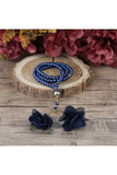 Metal Detailed Rosary Prayer Muslim Jewelry Bangle